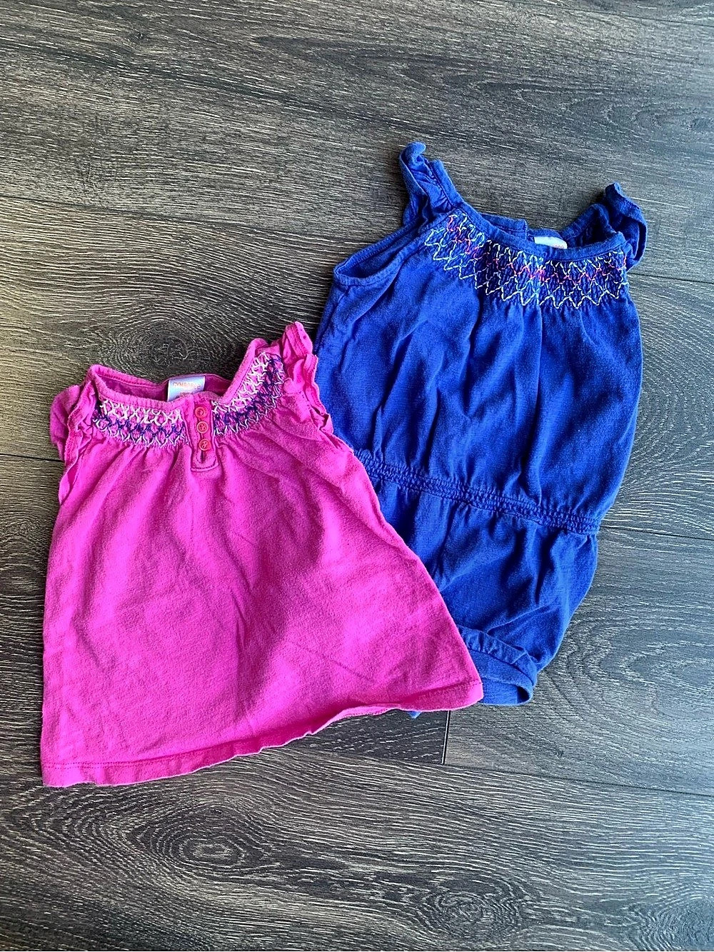 Gymboree Girls 18-24M Pink & Blue Outfit Set